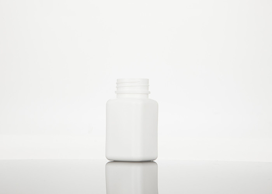 100ml HDPE Boş Plastik Kare İlaç Şişeleri Doldurulabilir