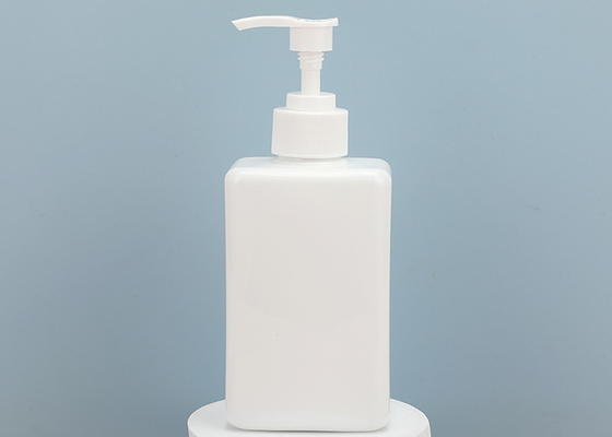 Plastik Pet Losyon Kabı Özel Beyaz Squeeze 330ml Şampuan Havasız Pompa Şişesi