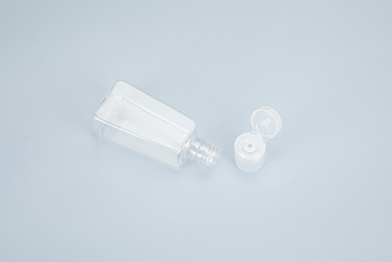 Silikon Jel Trapez ile 30ml PET Küçük Antibakteriyel El Dezenfektanı Jel Şişe