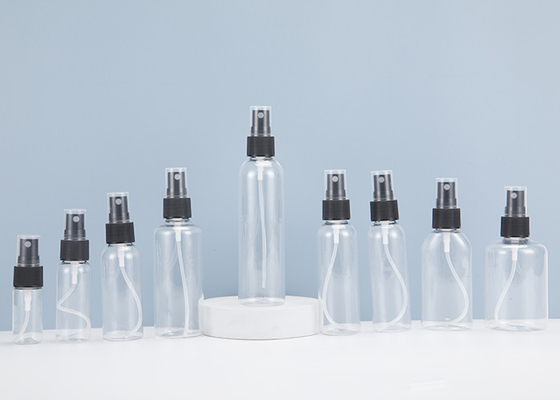 100ml yuvarlak PET plastik sprey şişesi günlük ve çok fonksiyonel için