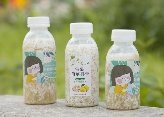 350ml PP Süt Çay Şişeleri Yüksek Sıcaklığa Dayanıklı Sıcak Dolum Plastik Şişeler