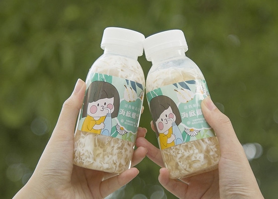 400ml 14oz Soya Sütü Çay Şişeleri Isıya Dayanıklı Kare Plastik Meyve Suyu Şişesi Sulu