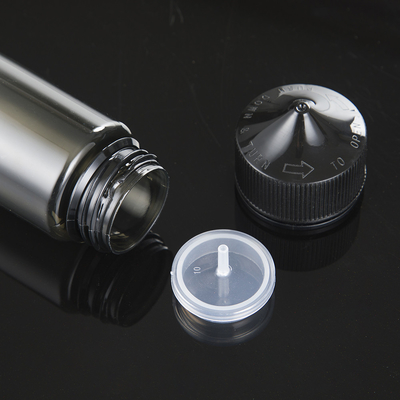 60ml Plastik Vidalı Üst Şişeler Sabotaj Korumalı PET E Sıvı Damlalıklı Şişe