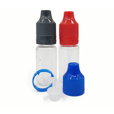 10ml/0.34oz Sıkıştırılabilir PET Plastik Damla Şişeleri