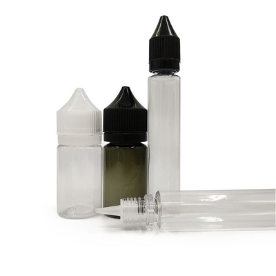 30ml Kısa Ya Da Uzun E Meyvesi Şişesi PET Plastik Şişe