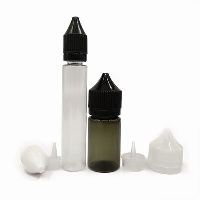 30ml Kısa Ya Da Uzun E Meyvesi Şişesi PET Plastik Şişe