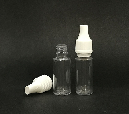 10 ml damlatıcı şişe (Şeffaf Siyah) Tekrar kullanılabilir, Çocuk Koruma Kapak