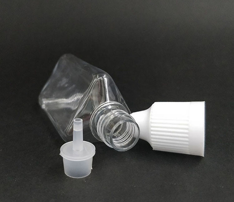 30 ml Üçgen Şekilli Plastik Şişe PET, Damlacı Ucu