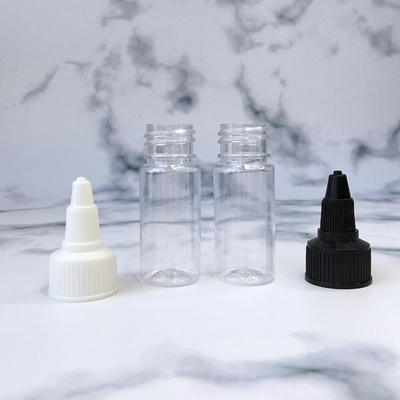 15ml Özel Etiket Panelli Plastiksel Şişelerde Markalaşma için vida