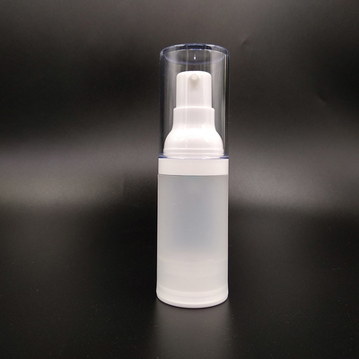 Yuvarlak 30ml Plastik Kozmetik Kaplar Sentetik Sıvı dağıtıcı Flip Top Kapama Tipi
