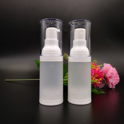 Yuvarlak 30ml Plastik Kozmetik Kaplar Sentetik Sıvı dağıtıcı Flip Top Kapama Tipi