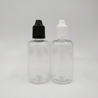 50ml PET Malzemesi PP Kapaklı Plastik damlatıcı şişeler