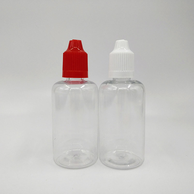50ml PET Malzemesi PP Kapaklı Plastik damlatıcı şişeler
