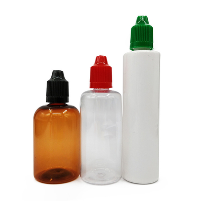 Amber Collor 60 ml Plastik şişeler