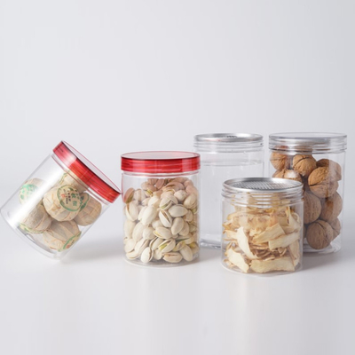 Plastik kapağı ve özel tasarımlı plastik kavanozlar