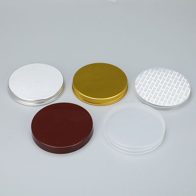 Alüminyum kapağı olan kokusuz özelleştirilebilir plastik kavanoz konteynerleri