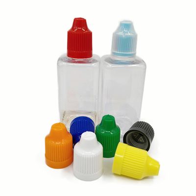 50 ml Plastik şişeler PET Malzemesi Kare şişeler