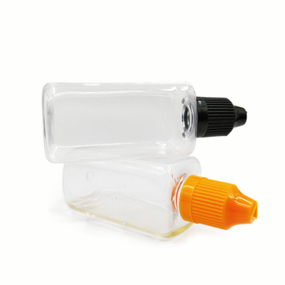 50 ml Plastik şişeler PET Malzemesi Kare şişeler