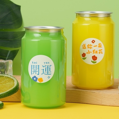 Ergonomik 330ml Plastik İçki Kutusu Çekme Halkası