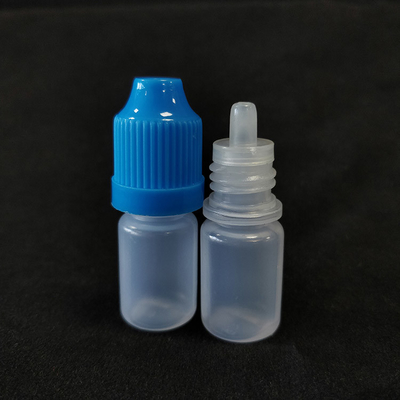 Güvenli ve güvenli sıvı depolama için vida kapaklı plastik damlatıcı şişeler