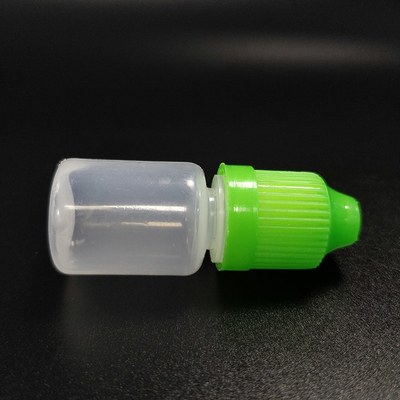 Güvenli ve güvenli sıvı depolama için vida kapaklı plastik damlatıcı şişeler