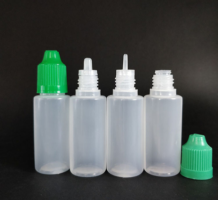 Sıvı dağıtıcı, pürüzsüz yüzeyli plastik damlatıcı şişeler