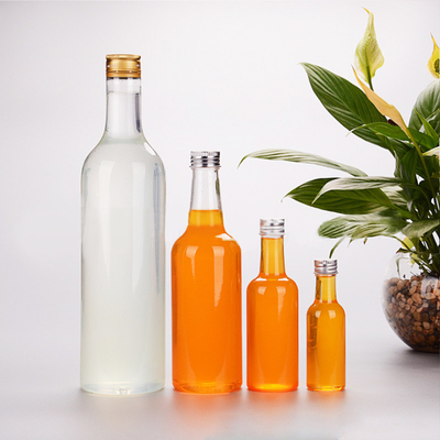 Özel 200ml Şeffaf Yuvarlak Boş Plastik Likör Şarap Viski Votka Kapalı Tekila Şişesi