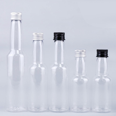 50ml PET Plastik Şişe Meyve suyu Doğal Meyve suyu Şişeler üzerinde Logo Meyve suyu şişeleri için özel etiketler stokta