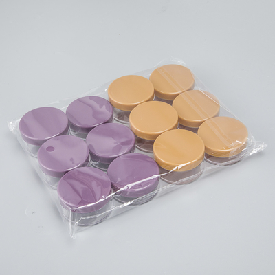 Boş PS Plastik Yüz Kremi Kapaklı 5g 10g 15g 20g kozmetik kavanoz