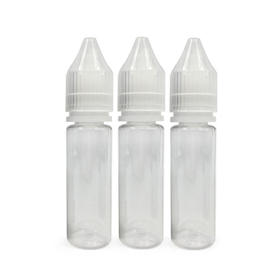 15 ml PET Plastik Şişeler Essential Oil Juice İçin Şişe Kapağı Sızdırıcı