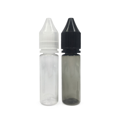 15 ml PET Plastik Şişeler Essential Oil Juice İçin Şişe Kapağı Sızdırıcı