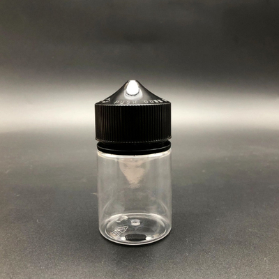 60 ml Squat / Slenderness PET Plastik Squeeze Dropper Çocuk Elden Geçirme Kapaklı Sıvı Kullanış Şişesi