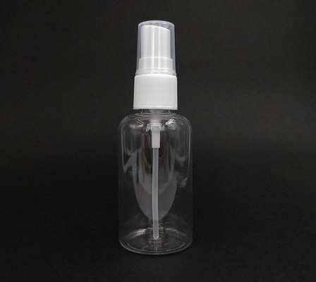 Yüksek kapasiteli 100ml 120ml 150ml 200ml 250ml 500ml açık beyaz kehribar mavi PET plastik kozmetik ambalaj sprey şişesi