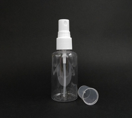 Yüksek kapasiteli 100ml 120ml 150ml 200ml 250ml 500ml açık beyaz kehribar mavi PET plastik kozmetik ambalaj sprey şişesi