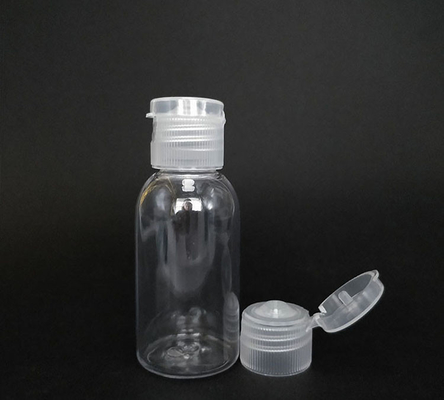 Ücretsiz Örnek Şeffaf PET Plastik Şişe Flip Cap Boş Şişe Flip Cap Krem Şişe Flip Cap Fabrika Tedarikleriyle