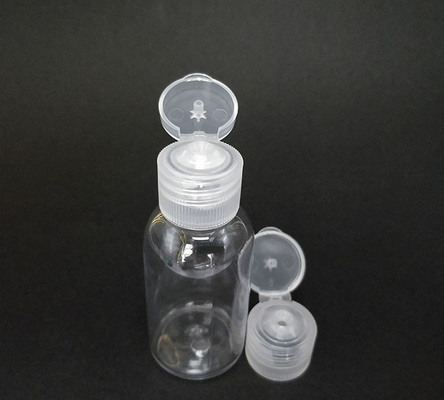 Ücretsiz Örnek Şeffaf PET Plastik Şişe Flip Cap Boş Şişe Flip Cap Krem Şişe Flip Cap Fabrika Tedarikleriyle