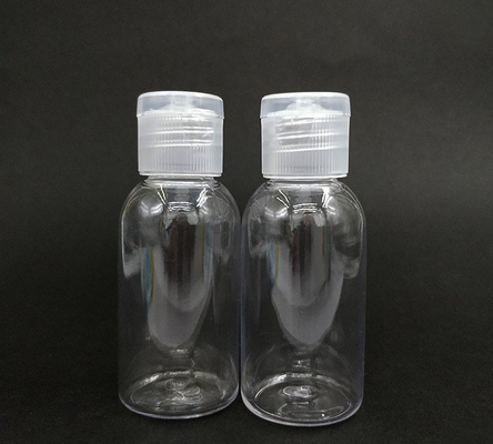 Ücretsiz Örnek Şeffaf PET Plastik Şişe Flip Cap Boş Şişe Flip Cap Krem Şişe Flip Cap Fabrika Tedarikleriyle