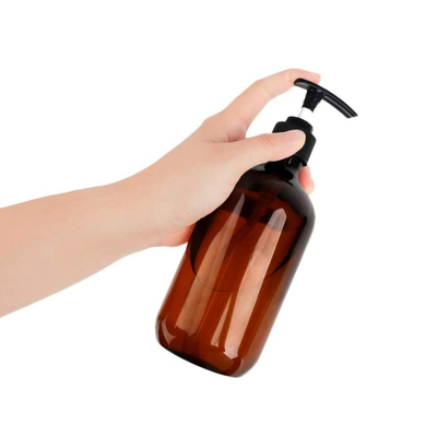 Yüksek Kalite Özel Renkli Amber 100ml 200ml 250ml 300ml 500ml Losyon Pompa Gel PET Şişeleri