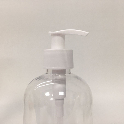 Şampuan pompası ile yeniden doldurulabilir 16 oz boş kehribar 500 ml plastik PET losyon şişesi