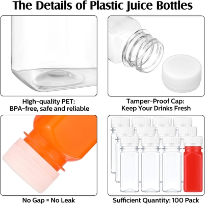 Yuvarlak PET Plastik Sprey Şişesi Dayanıklı ve Uzun Süren Tasarım
