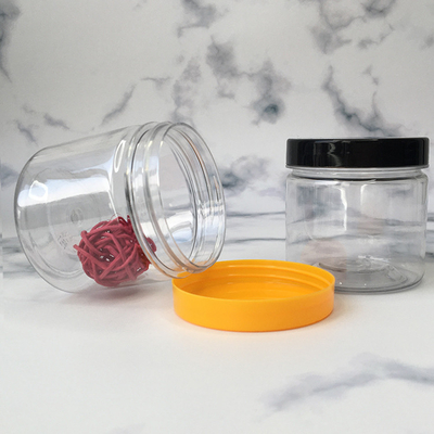 Plastik depolama kavanozları 30ml 50ml 60ml 80ml 100ml 120ml 150ml 200ml 250ml
