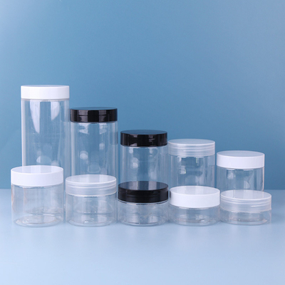 16 oz açık plastik kavanoz 500ml 700ml 800ml 850ml 1000ml kahverengi PET kavanoz plastik kaplar