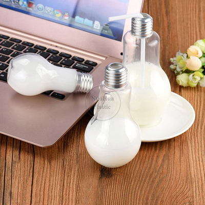 BPA Serbest Açık 50ml 100ml 150ml Buzlu Kahve Çay Düz Pet Plastik Meyve Şişesi Vuruşlu Alüminyum Kapağı