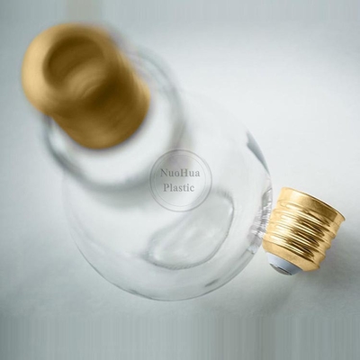 PET Tek kullanımlık plastik süt çay suyu bardağı yuvarlak boş plastik soğuk içecekler şişesi