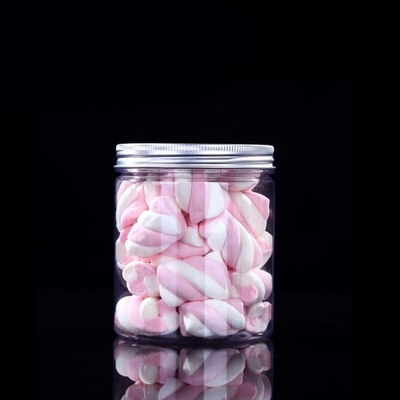 Şeffaf plastik kaplar özelleştirilebilir logo 2 oz-8 oz kapasite Alüminyum kapağı ile