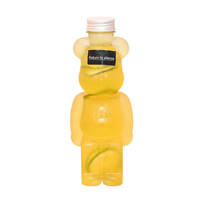 Sızıntı geçirmez Plastik Süt Çay Şişeleri Yakalama 120ml-500ml Kapasite Kare Yuvarlak Şekil