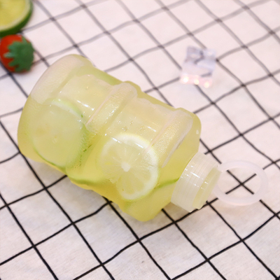 Modern Açık Süt Çayı Şişeleri Kapakında vida ile 0.5kg Kapasite Çeşitli Boyutlar