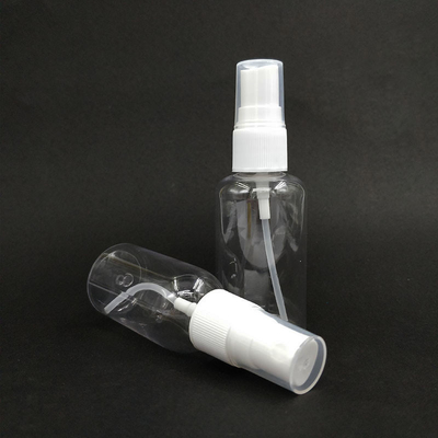 Klasik Yuvarlak PET Plastik Sprey Şişeleri Yumuşak Yüzey Günlük Kullanım için Çeşitli Kapasiteler