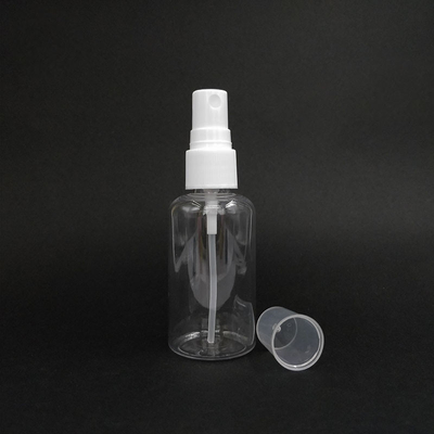 Klasik Yuvarlak PET Plastik Sprey Şişeleri Yumuşak Yüzey Günlük Kullanım için Çeşitli Kapasiteler