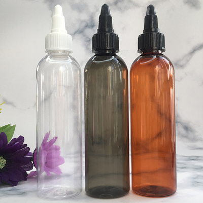 Özel Etiket Paneli ve Döşeme Boynuz Finish ile Özel Açık Plastik Döşeme Üst Şişeler